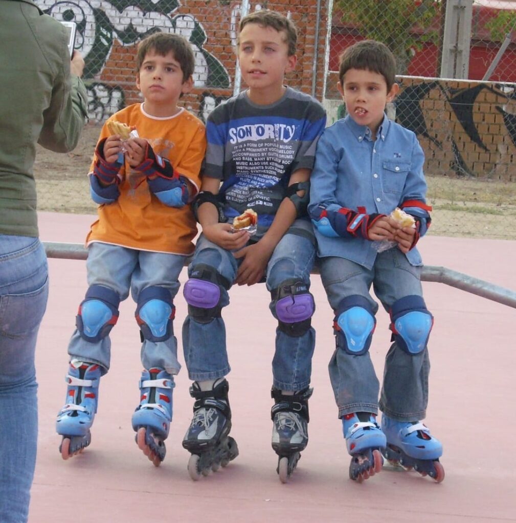 Mi primera foto patinando / My first photo skating